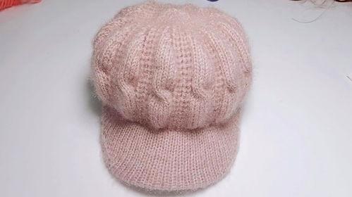 带帽檐帽子编织视频,轻松学会制作时尚带帽檐帽子